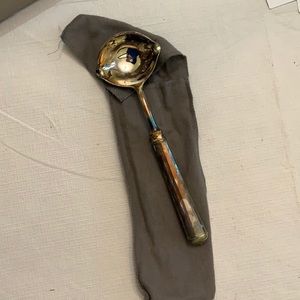 William Sonoma silver plated ladle